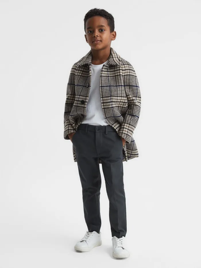 Reiss Trousers Eastbury Slim Fit Chinos Steel Blue 8211 Children