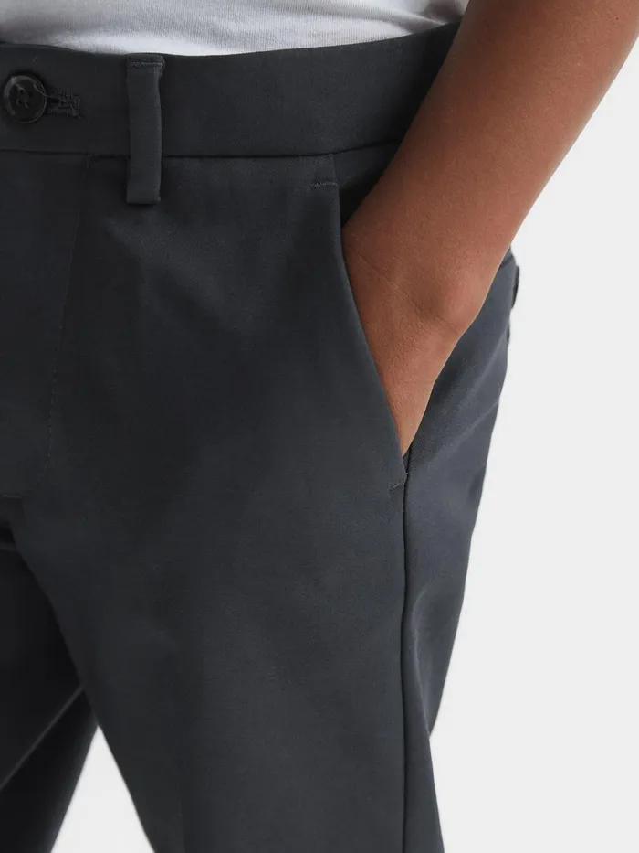 Reiss Trousers Eastbury Slim Fit Chinos Steel Blue 8211 Children