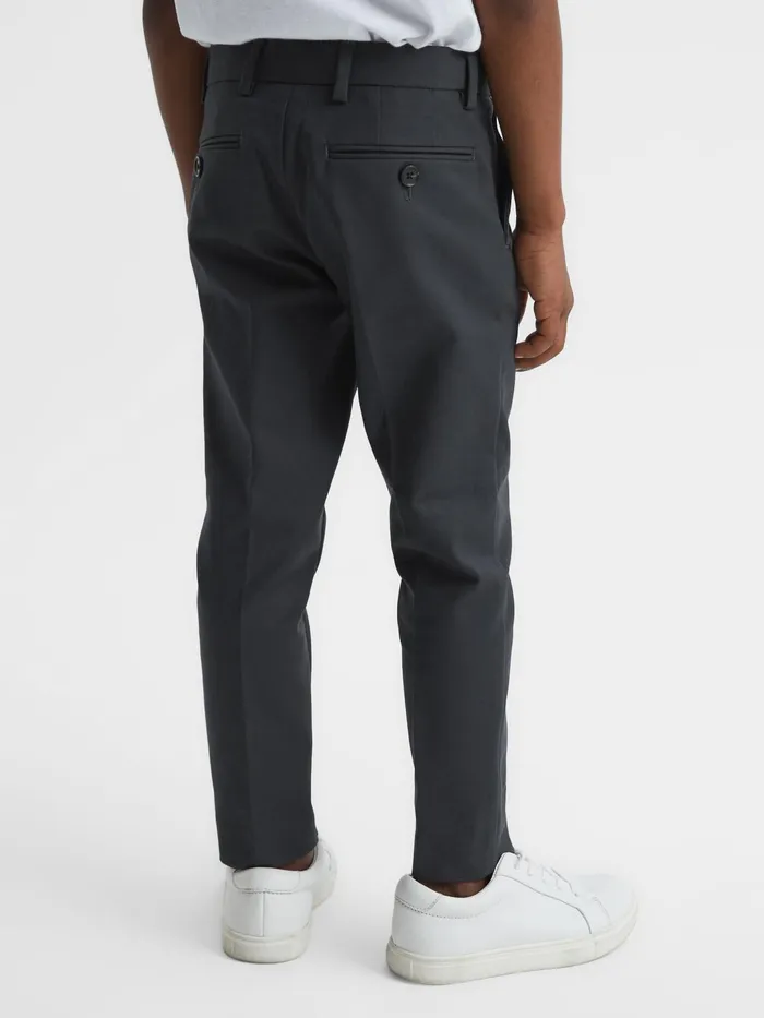 Reiss Trousers Eastbury Slim Fit Chinos Steel Blue 8211 Children
