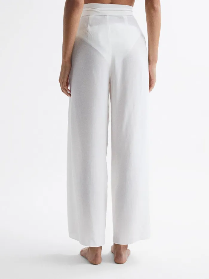 Reiss Trousers Gemma Resort Trousers White 8211 Women
