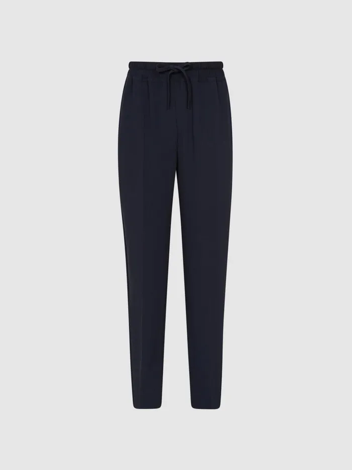 Reiss Trousers Hailey PullOn Tapered Trousers Black 8211 Women