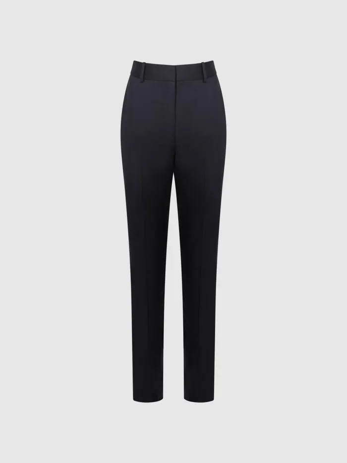 Reiss Trousers Haisley Slim Leg Tapered Trousers Black 8211 Women