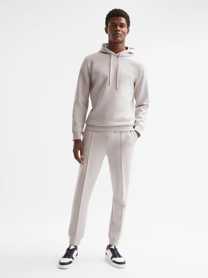 Reiss Trousers Noah Interlock Drawstring Joggers Navy 8211 Men