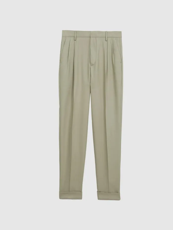 Reiss Trousers Slate Tapered Trousers Soft Beige 8211 Men