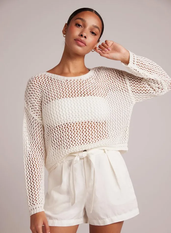 Relaxed Dropped Shoulder Sweater 8211 Off White Women Bella Dahl Long Sleeve Relaxed Dropped Shoulder Sweater 8211 Off White Women Bella Dahl Long Sleeve