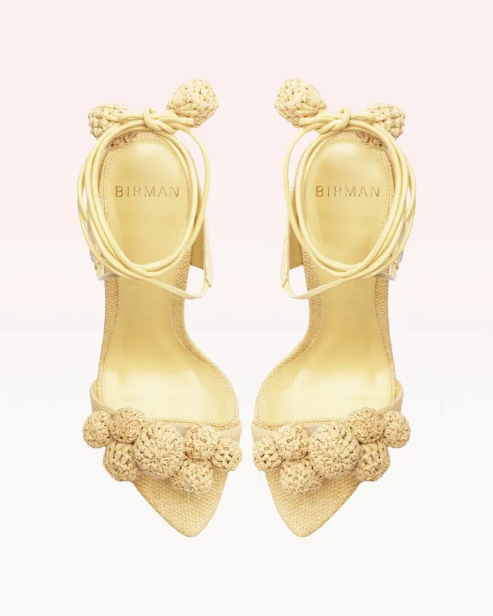 Resse Raffia Sandal Natural Women Alexandre Birman Sandals
