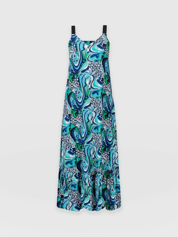 Riley Tiered Trapeze Dress 8211 Paradise Paradise Women Saint And Sofia Dresses