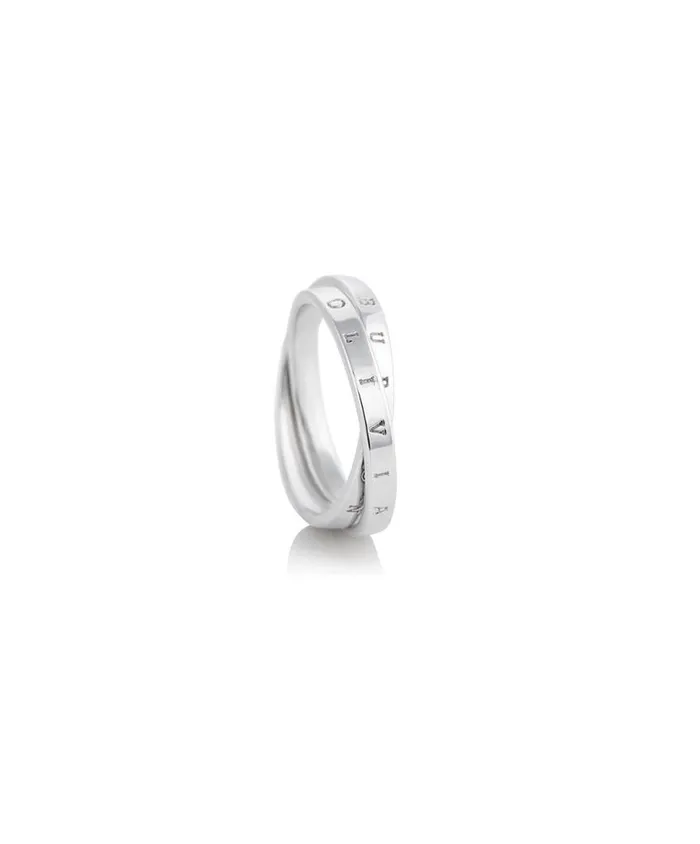 Rings Women Olivia Burton Silver Interlink Ring S Rings Women Olivia Burton Silver Interlink Ring S