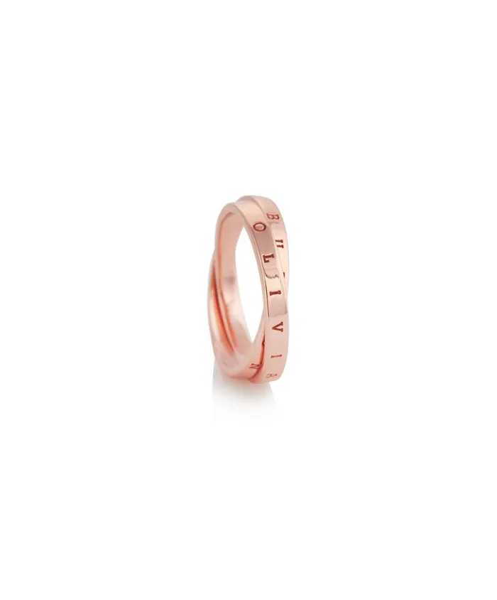 Rings Women Olivia Burton The Classics Interlink Ring Rose Gold S Rings Women Olivia Burton The Classics Interlink Ring Rose Gold S