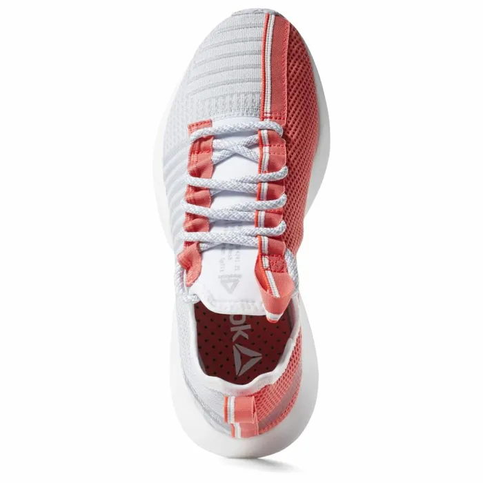 Running Shoes Womens Reebok Sole Fury SE Shoes Grey Red Rose White