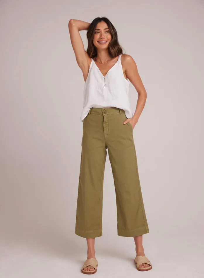 Saige Wide Leg Crop 8211 Army Fern Women Bella Dahl Pants