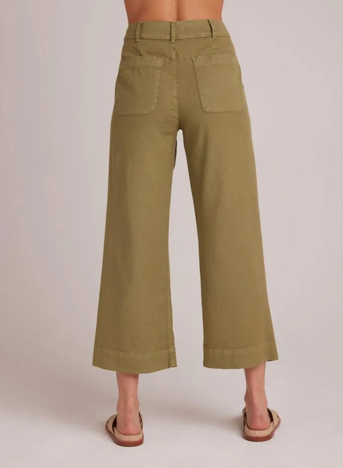 Saige Wide Leg Crop 8211 Army Fern Women Bella Dahl Pants Saige Wide Leg Crop 8211 Army Fern Women Bella Dahl Pants