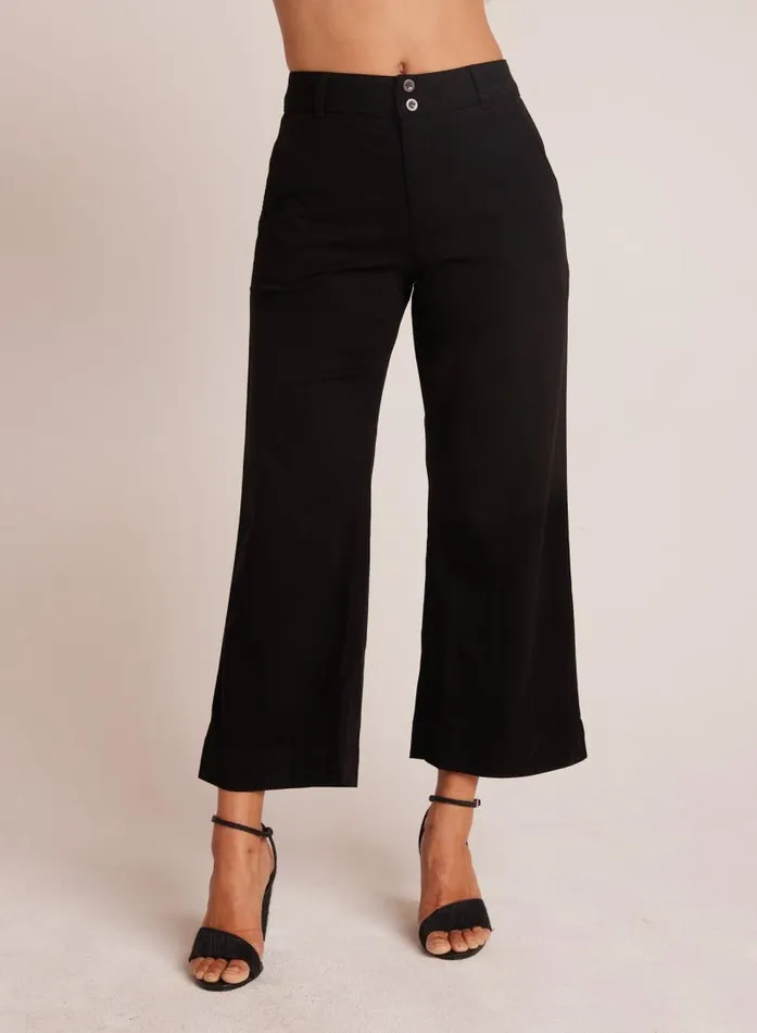Saige Wide Leg Crop 8211 Black Women Bella Dahl Pants Saige Wide Leg Crop 8211 Black Women Bella Dahl Pants