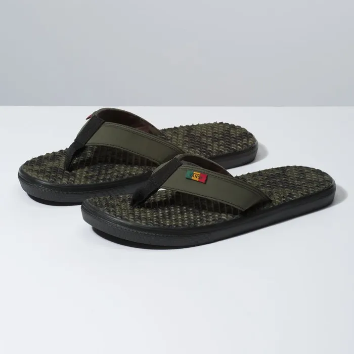 Sandals Men Vans Men Rasta La Costa Lite Grape Leafblack