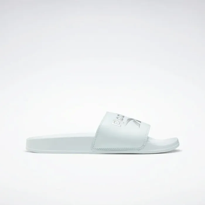 Sandals MensWomens Reebok Classic Slide Chalk Blue Chalk Blue Digital Glow