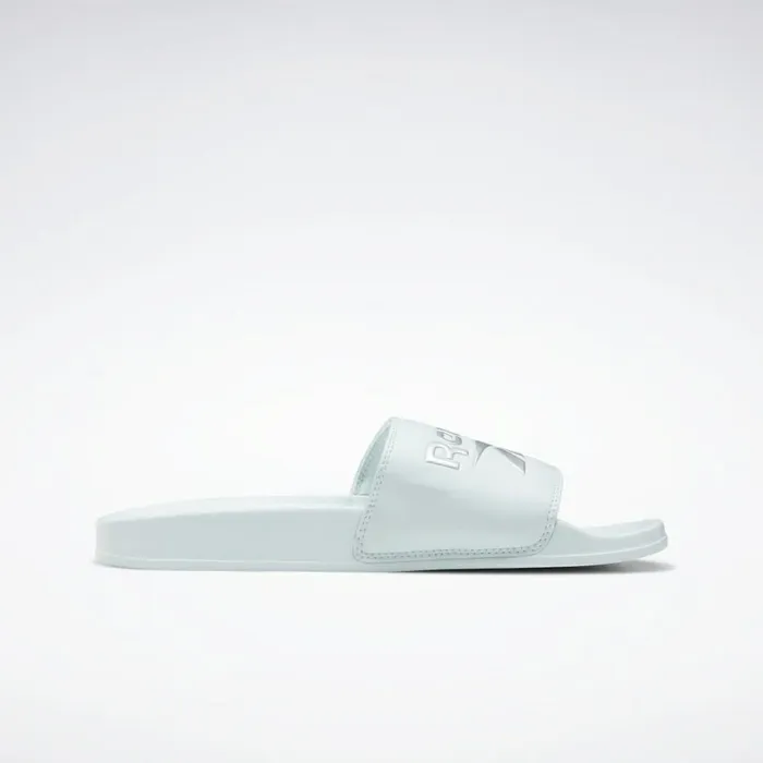 Sandals MensWomens Reebok Classic Slide Chalk Blue Chalk Blue Digital Glow