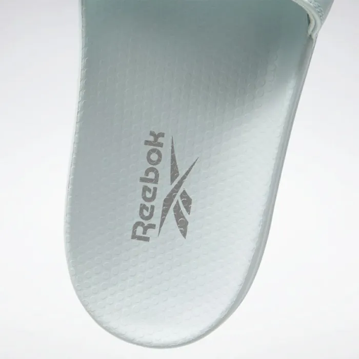 Sandals MensWomens Reebok Classic Slide Chalk Blue Chalk Blue Digital Glow