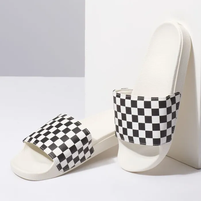 Sandals Women Vans SlideOn Checkerboard Whiteblack Sandals Women Vans SlideOn Checkerboard Whiteblack