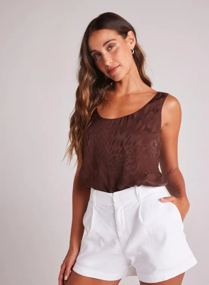 Scoop Neck Tank 8211 Cafu00e9 Noir Women Bella Dahl Sleeveless