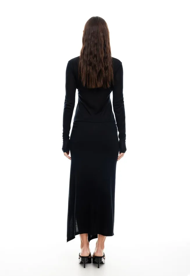 Sets and Coords Women Lioness Fashion BANKS MIDI SKIRT Onyx Sets and Coords Women Lioness Fashion BANKS MIDI SKIRT Onyx