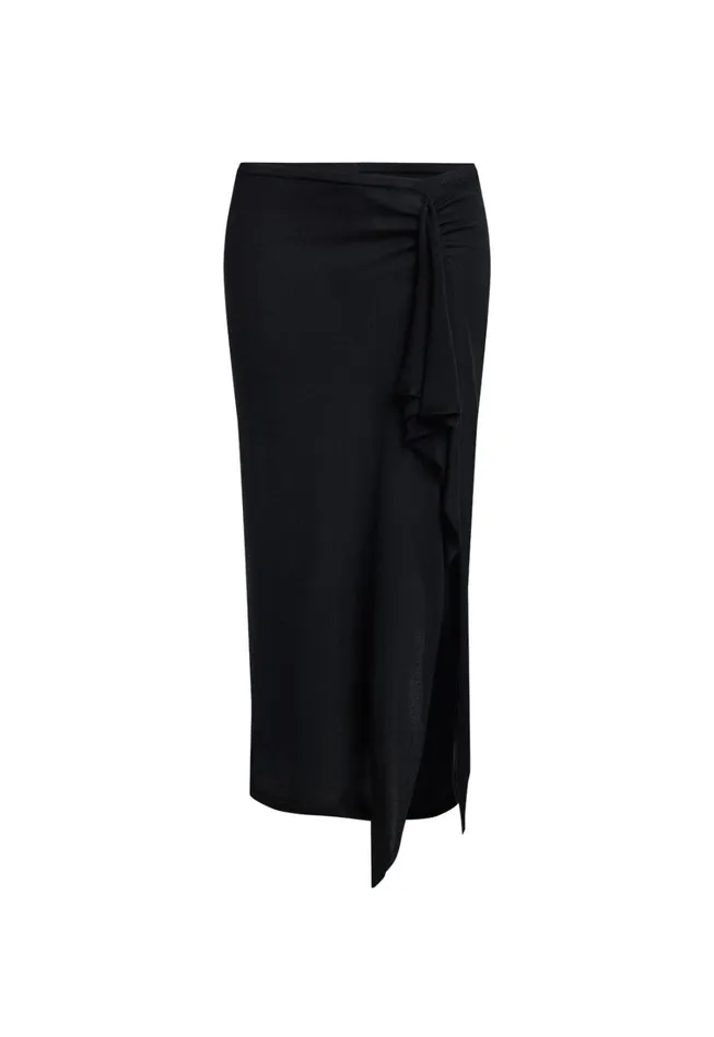 Sets and Coords Women Lioness Fashion BANKS MIDI SKIRT Onyx Sets and Coords Women Lioness Fashion BANKS MIDI SKIRT Onyx