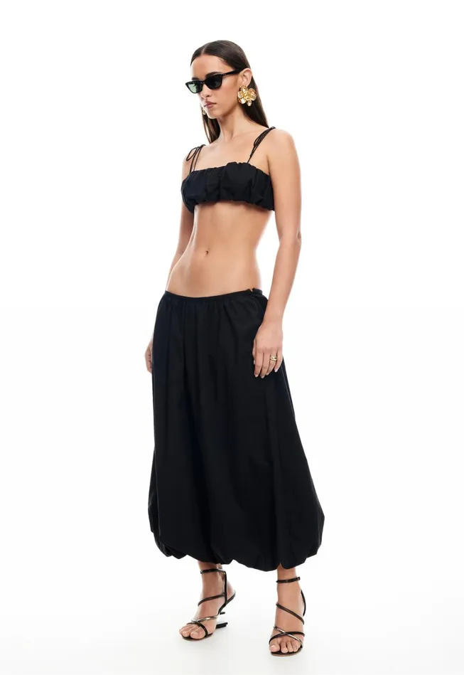 Sets and Coords Women Lioness Fashion INTUITION BUBBLE MIDI SKIRT Onyx Sets and Coords Women Lioness Fashion INTUITION BUBBLE MIDI SKIRT Onyx