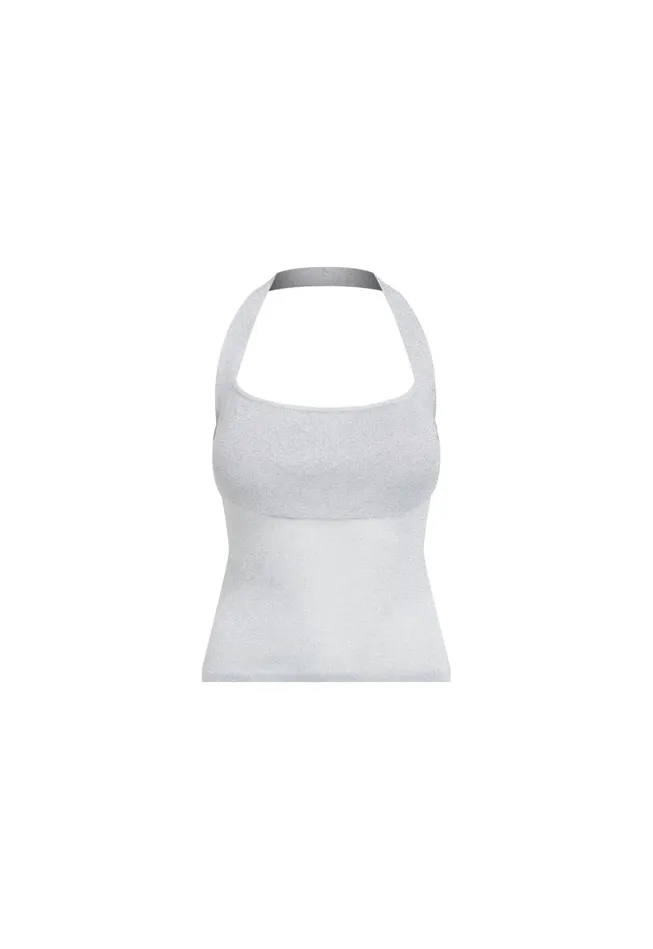 Sets and Coords Women Lioness Fashion PALISADES HALTER TOP Silver Sets and Coords Women Lioness Fashion PALISADES HALTER TOP Silver