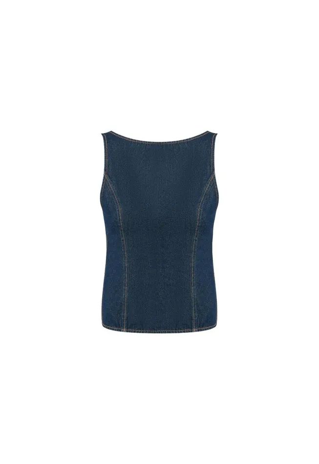 Sets and Coords Women Lioness Fashion RIDER BACKLESS TOP Indigo Sets and Coords Women Lioness Fashion RIDER BACKLESS TOP Indigo