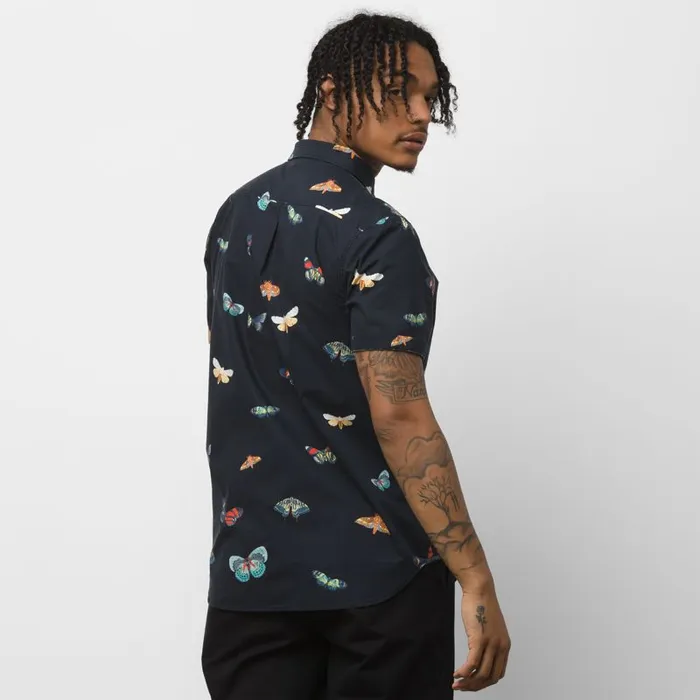 Shirts and Flannels Men Vans Metamorphosis Buttondown Shirt Black Metamorphosis Shirts and Flannels Men Vans Metamorphosis Buttondown Shirt Black Metamorphosis