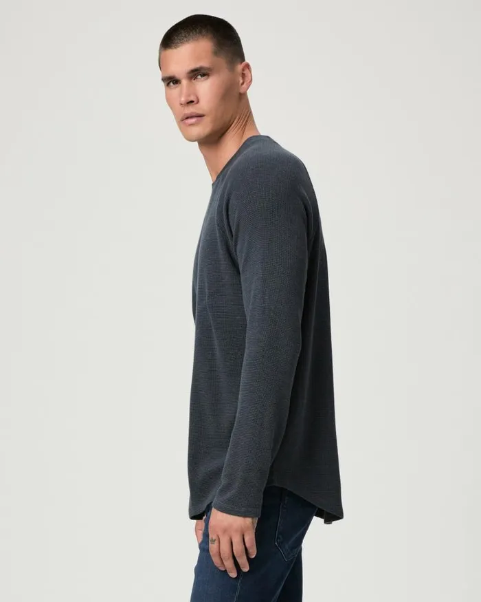 Shirts Men PAIGE Odin Baseball Tee 8211 Weathered Blue Multi Shirts Men PAIGE Odin Baseball Tee 8211 Weathered Blue Multi