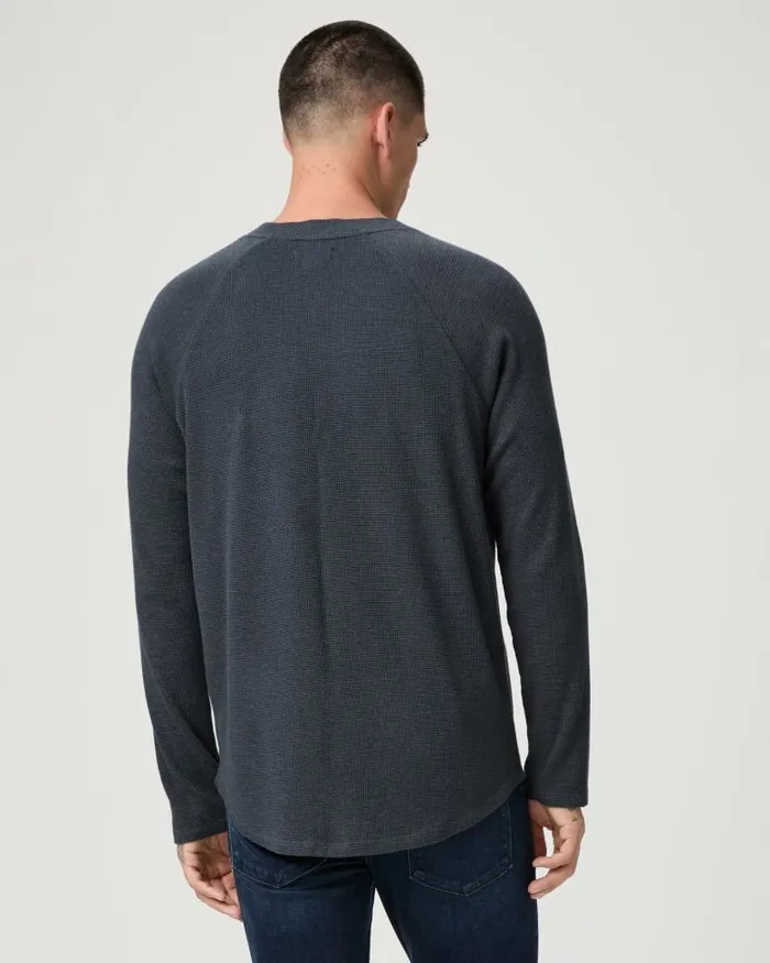 Shirts Men PAIGE Odin Baseball Tee 8211 Weathered Blue Multi Shirts Men PAIGE Odin Baseball Tee 8211 Weathered Blue Multi