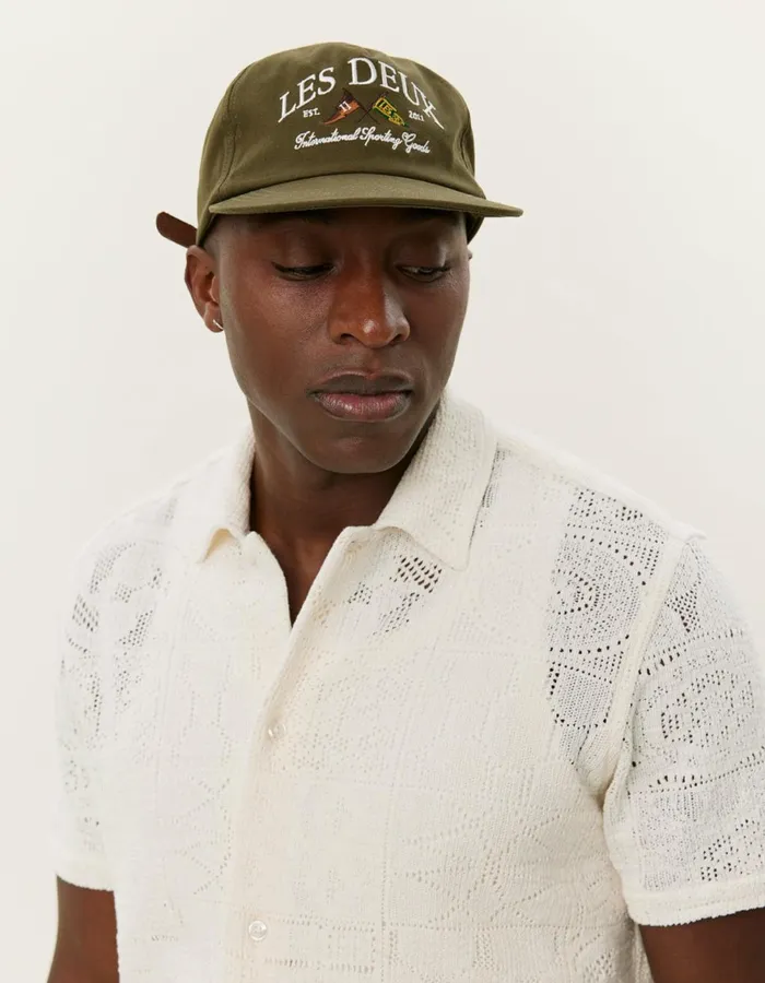 ShirtsOvershirts Men Les Deux Hector Lace SS Shirt 8211 Ivory
