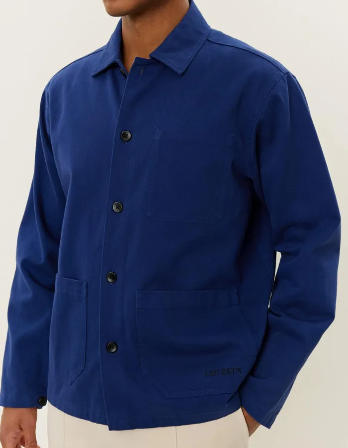 ShirtsOvershirts Men Les Deux Hugh Overshirt 20 8211 Blueprint