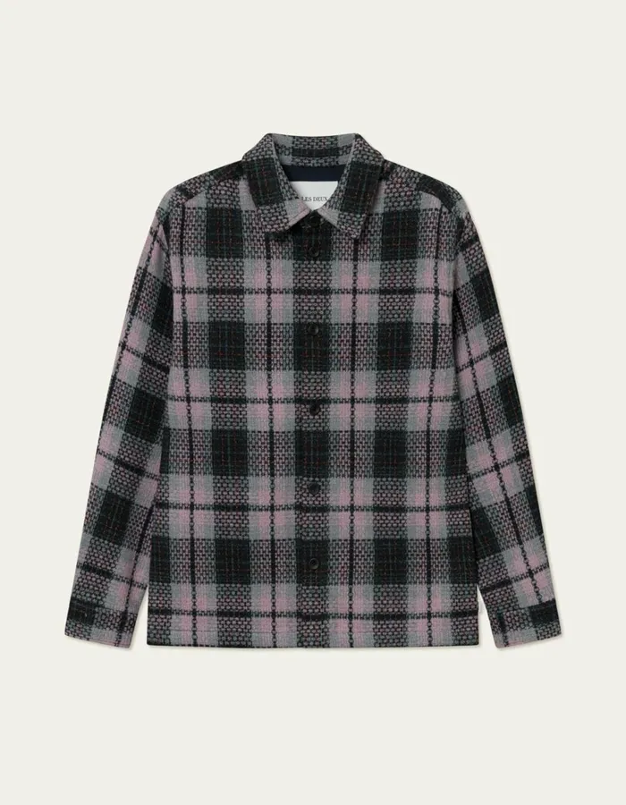 ShirtsOvershirts Men Les Deux Jonathan Check Overshirt 8211 Dark NavyOyster Rose ShirtsOvershirts Men Les Deux Jonathan Check Overshirt 8211 Dark NavyOyster Rose