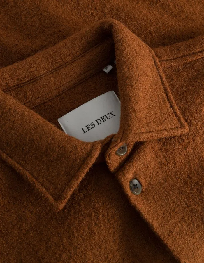 ShirtsOvershirts Men Les Deux Kaleb Overshirt 8211 Arabian Spice