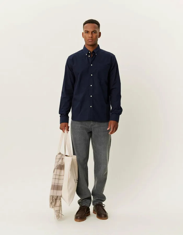 ShirtsOvershirts Men Les Deux Karl Peached Shirt 8211 Dark Navy