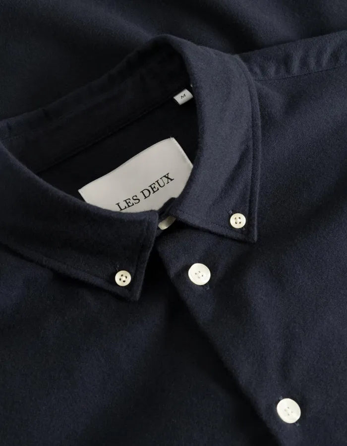 ShirtsOvershirts Men Les Deux Karl Peached Shirt 8211 Dark Navy