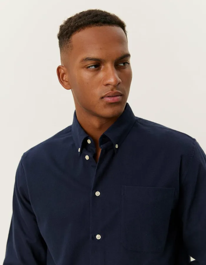 ShirtsOvershirts Men Les Deux Karl Peached Shirt 8211 Dark Navy