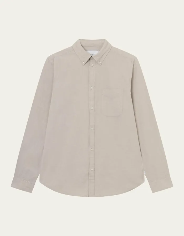 ShirtsOvershirts Men Les Deux Kent Chambray Shirt 8211 Dark Sand