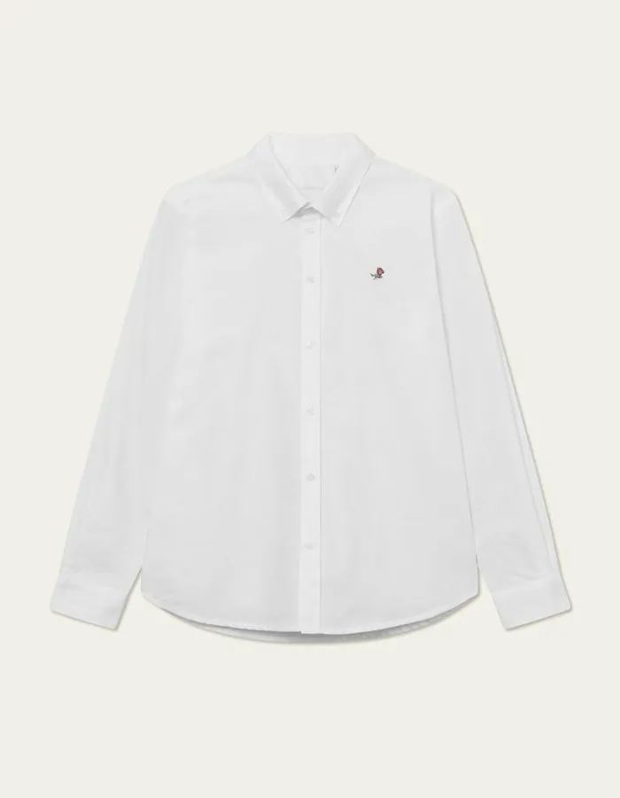 ShirtsOvershirts Men Les Deux Kent Oxford Shirt 20 8211 WhiteWhite