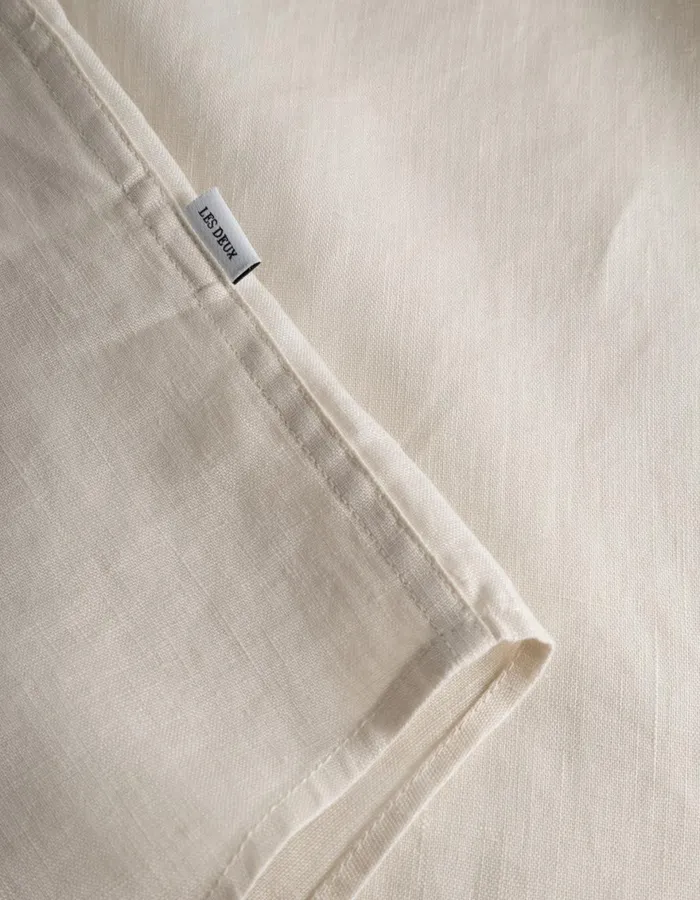 ShirtsOvershirts Men Les Deux Kristian Linen BD Shirt 8211 Ivory