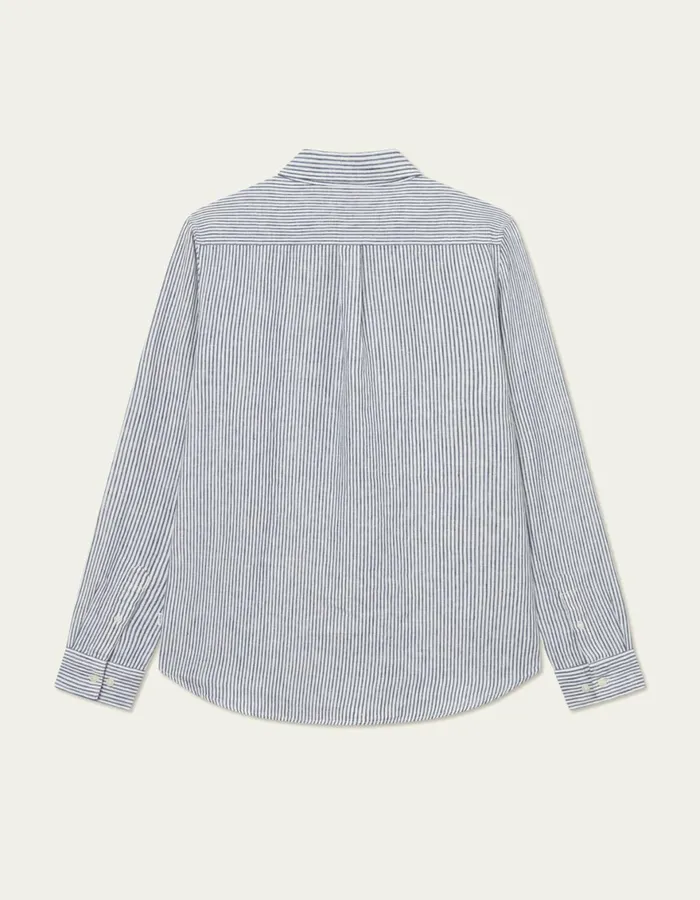 ShirtsOvershirts Men Les Deux Kristian Linen BD Shirt 8211 Light IvoryBlueprint