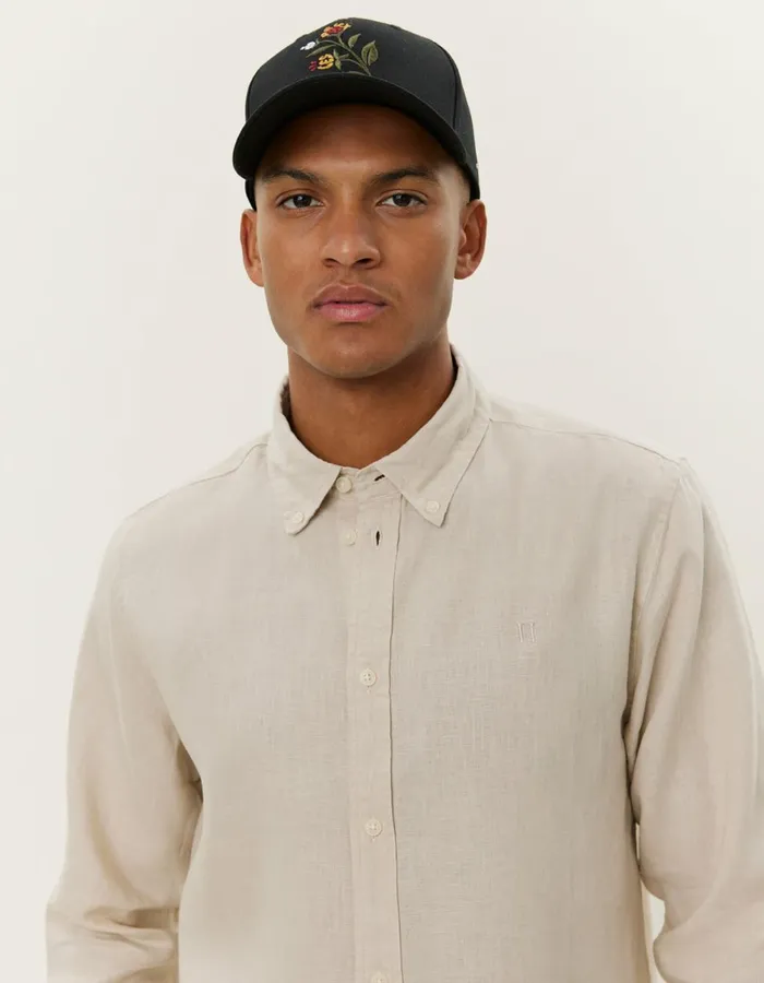 ShirtsOvershirts Men Les Deux Kristian Linen BD Shirt 8211 Light Sand
