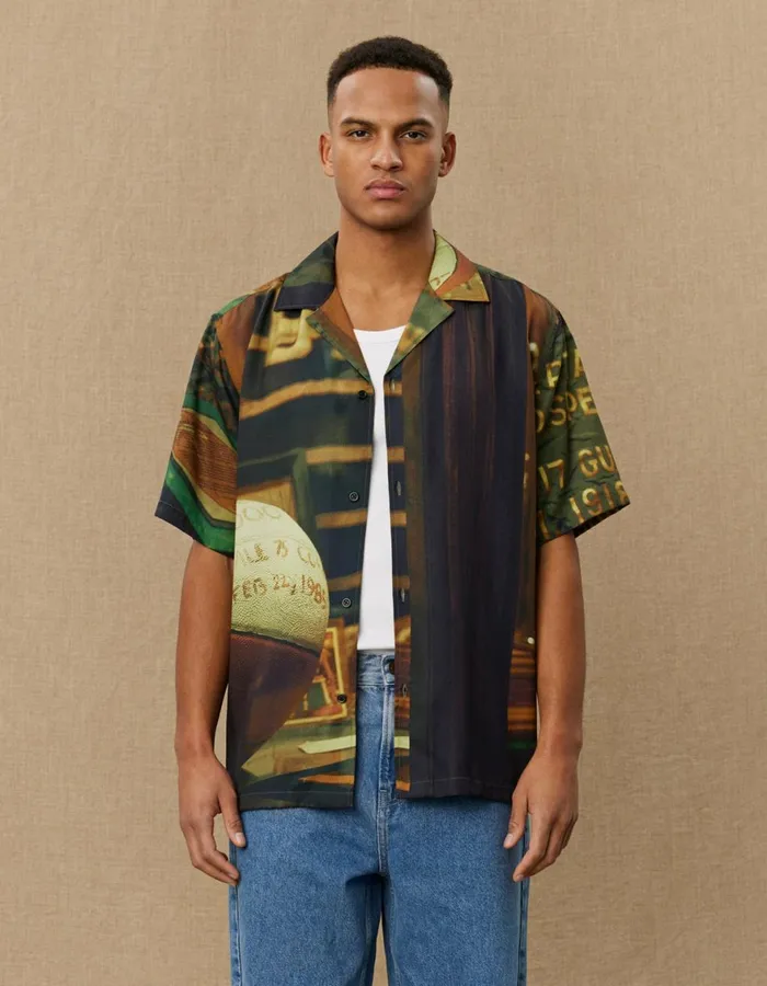 ShirtsOvershirts Men Les Deux Lukas Sport AOP SS Shirt 8211 Multicolor