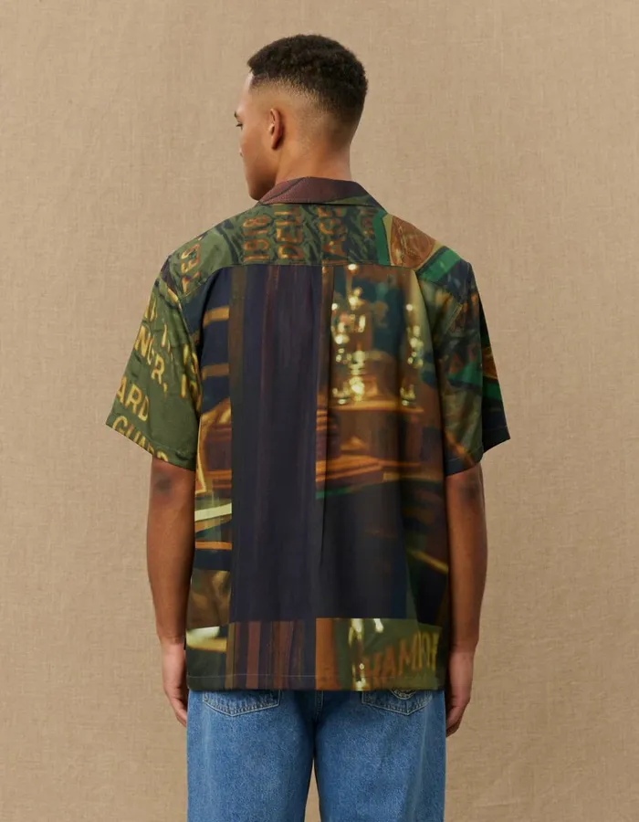 ShirtsOvershirts Men Les Deux Lukas Sport AOP SS Shirt 8211 Multicolor