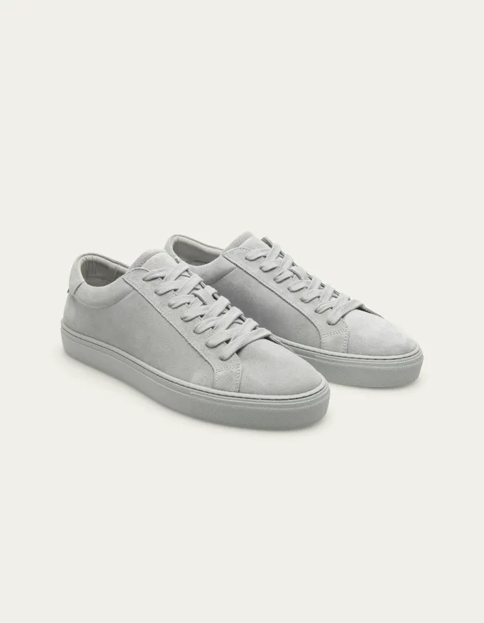 Shoes Men Les Deux Teddy Suede Sneaker 8211 Feather Grey