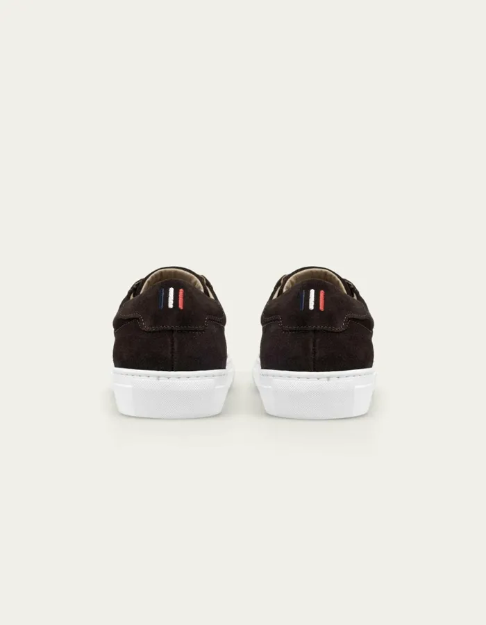 Shoes Men Les Deux Theodor Suede Sneaker 8211 Coffee Brown