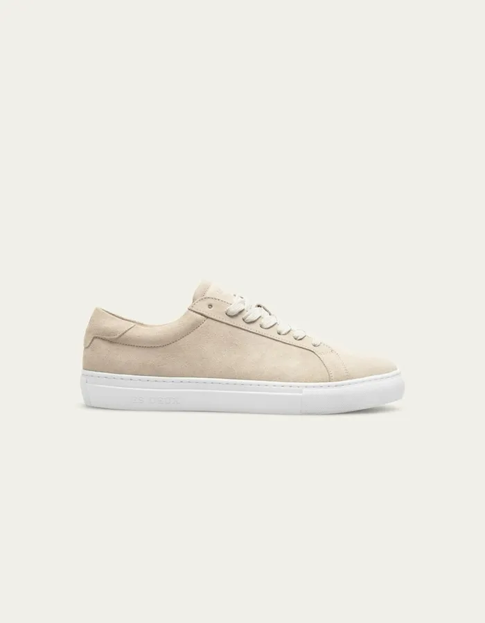 Shoes Men Les Deux Theodor Suede Sneaker 8211 Ivory