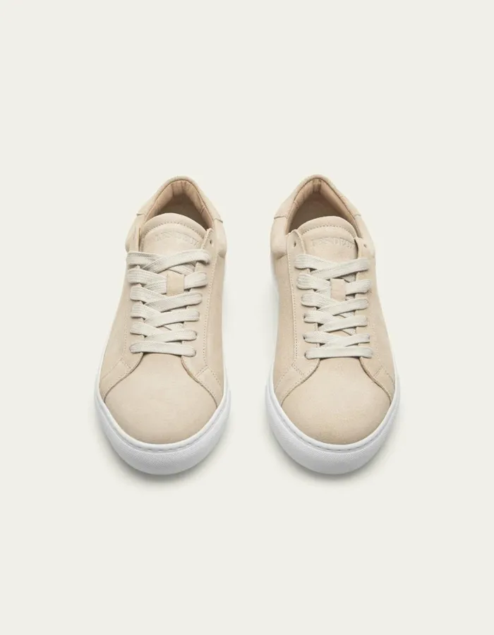 Shoes Men Les Deux Theodor Suede Sneaker 8211 Ivory