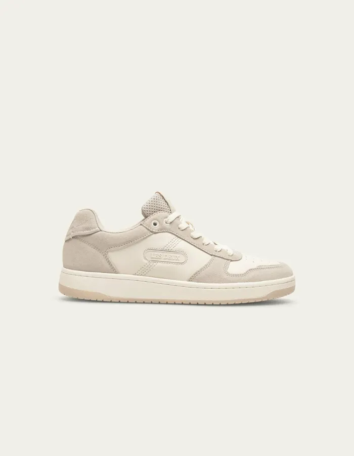 Shoes Men Les Deux Wright Basketball Sneaker 8211 WhiteFeather Grey